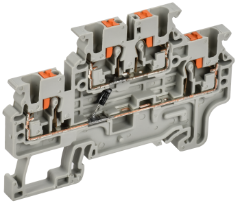 ARMAFIX Колодка клеммная CPDL2.5(E)D2 2х-уровневая с встроенным диодом IEK