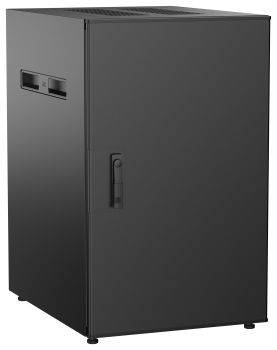 ITK UNITBOX N Шкаф сетевой 19" напольный 18U 600х800мм металлическая передняя дверь черный