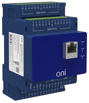 ПЛК 150 Модуль ЦПУ 9 UI 10 UIO 24 DIO 24В DC без экрана ONI
