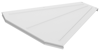 ESCA 5 Крышка поворота 45град 600-1,2 RAL 9016 IEK