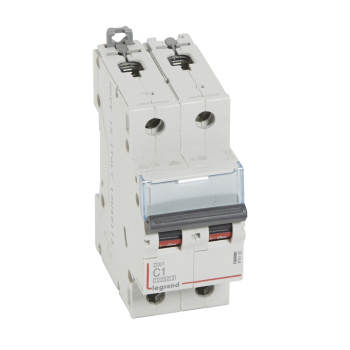 Авт.выкл.DX3 2П C1A 10kA/16kA LEGRAND