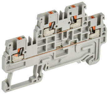 ARMAFIX Клемма пружин. Push-in CP-ML 2 ур. 1,5мм2 серая IEK