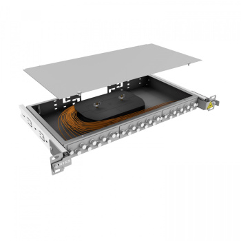Кросс 19" NTSS PREMIUM выдвижной, предсобранный 1U, 8 портов FC/UPC, 62.5/125 мкм