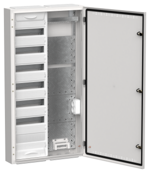 TITAN 5 Корпус комбинированный ЩРн-84 (2х84) 1085х570х140мм IP30 белый IEK
