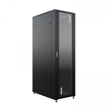 Шкаф напольный универсальный серверный NTSS R 47U 800х1000мм, 4 профиля 19, двери стекло и сплошная металл, боковые стенки съемные, регулируемые опоры