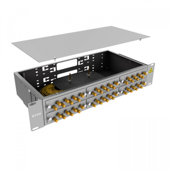 Кросс 19" NTSS PREMIUM, предсобранный 2U, 48 портов ST/UPC, 9/125 мкм