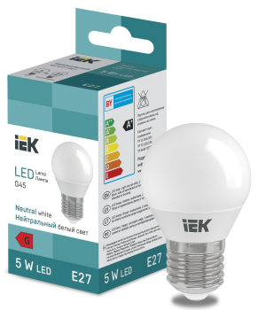 LED Globe G45 600lm 3000K E14 IEK