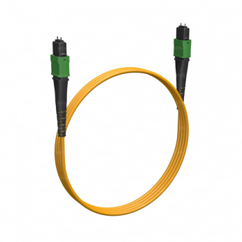 Волоконно-оптическая сборка trunk NTSS PREMIUM 8ов, MTP/APC (male)-MTP/APC (male), полярность А, 9/125 OS2, 1м, LSZH