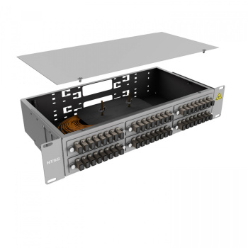 Кросс 19" NTSS PREMIUM, предсобранный 2U, 48 портов SC/UPC, 62.5/125 мкм