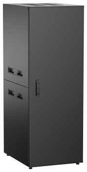 ITK UNITBOX N Шкаф сетевой 19" напольный 33U 600х800мм металлическая передняя дверь черный