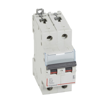 Авт.выкл.DX3 2П D2A 6000/10kA LEGRAND