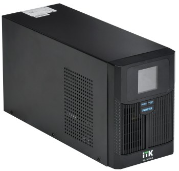 ITK ELECTRA LT ИБП однофазный линейно-интерактивный 1,5кВА/1,2кВт 2хSchuko LCD дисплей 24VDC без АКБ USB RJ45/11