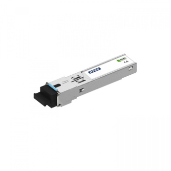 Модуль NTSS SFP, 1,25 Гбит/с, разъём SC, рабочая длина волны 1310/1550нм, SM, WDM, дальность до 40км, ОБ 17дБ, DDM