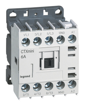 Контактор CTX³ Мини 3P 6A 1нз ~230В