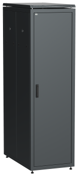 ITK LINEA N Шкаф сетевой 19" 33U 600х1000мм металлическая передняя дверь черный