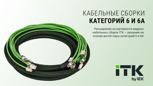 Новые медные кабельные сборки 6 и 6А для ускорения полевого монтажа 