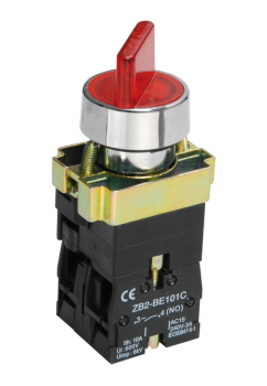 Переключатель LAY5-BK2465 2 положения красный NO+NC IEK