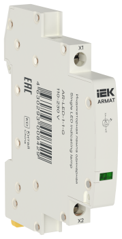 ARMAT Лампа индикаторная одинарная LED 110-230В AC зеленая IEK