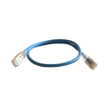 Шнур коммутационный HD RJ 45 - категория 6 - F/UTP - LSZH - экранированный - 0,5 м - голубой