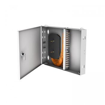 Кросс настенный NTSS PREMIUM, предсобранный, 16 портов LC/UPC duplex, 62.5/125 мкм