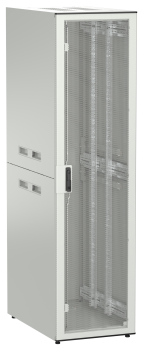 ITK UNITBOX N Шкаф сетевой 19" напольный 47U 600х1000мм перфорированная передняя дверь серый