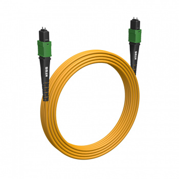 Волоконно-оптическая сборка trunk NTSS PREMIUM 12ов, MTP/APC (male)-MTP/APC (male), полярность B, 9/125 OS2, 15м, LSZH