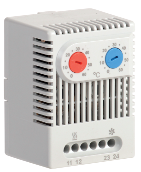 Термостат двухканальный УККт от 0 до +60°C NO+NC IEK