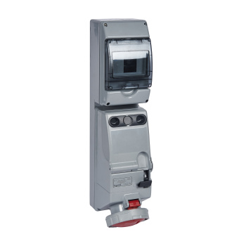 Комбинированный щиток - P17 Tempra Pro - с рейкой DIN - IP 66 - 380/415 В~ - 63 A - 3К+Н+З