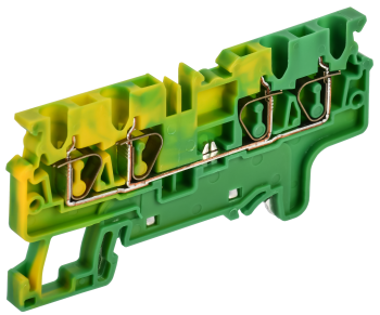 ARMAFIX Клемма пружинная CX2.5-4 PE 2,5мм2 четырехконтактная заземляющая IEK