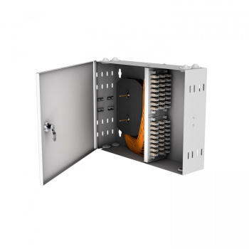 Кросс настенный NTSS PREMIUM, предсобранный, 48 портов LC/UPC duplex, 62.5/125 мкм