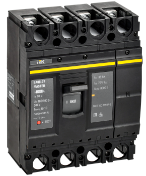 Выключатель автоматический ВА88-37 4P 320А 35кА MASTER IEK