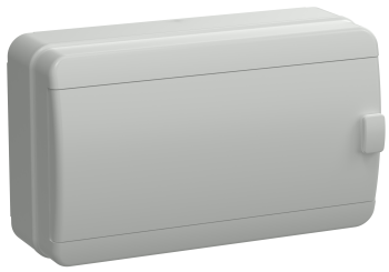 TEKFOR Корпус пластиковый КМПн-12 IP65 серая непрозрачная дверь IEK