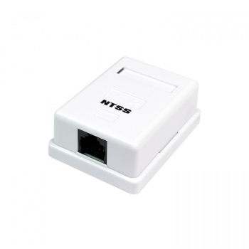 Компьютерная розетка NTSS PREMIUM настенная 1 порт RJ-45 UTP CAT5e