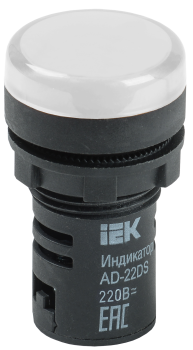 Лампа AD16DS(LED)матрица d16мм белый 230В AC/DC IEK