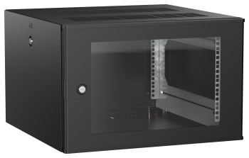 ITK UNITBOX W Шкаф настенный 6U 600х600мм дверь стеклянная черный