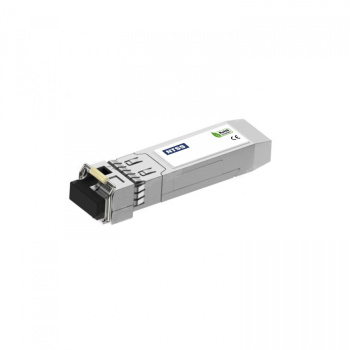 Одноволоконный модуль NTSS SFP, WDM, 1,25 Гбит/с, разъём LC, рабочая длина волны (передача/прием) 1310/1550 нм, SM, дальность до 40 км, ОБ 18дБ, DDM