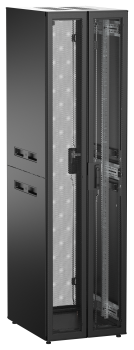 ITK UNITBOX N Шкаф сетевой 19" напольный 47U 600х800мм двери перфорированная металлическая двустворчатая перфорированная черный