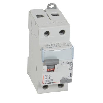 ВДТ DX3 2П 40А 100мА-AC LEGRAND