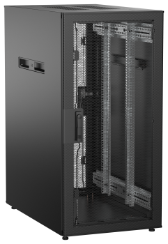 ITK UNITBOX N Шкаф сетевой 19" напольный 24U 600х1000мм перфорированные двери черный