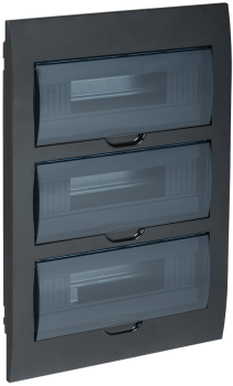 KREPTA 3 Корпус пластиковый ЩРВ-П-36 IP41 черный IEK