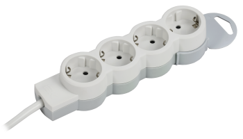 STANDARD Удлинитель У04 4 места 2P+PE 1,5м 3х1,5мм2 16А белый IEK