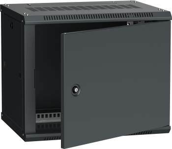 ITK Шкаф LINEA W 6U 600х450мм дверь металл черный RAL9005