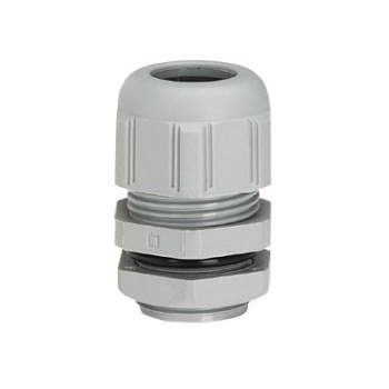Пластиковый уплотнитель кабельных вводов - IP68 - ISO 25 - RAL 7001