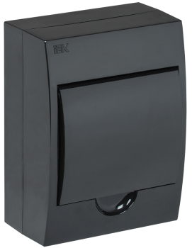 KREPTA 3 Корпус пластиковый ЩРН-П-6 IP41 черный IEK