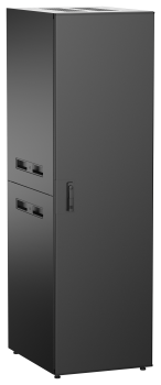 ITK UNITBOX N Шкаф сетевой 19" напольный 42U 600х800мм металлическая передняя дверь черный