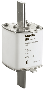 ARMAT Плавкая вставка тип gBat габарит 1 40А DC IEK