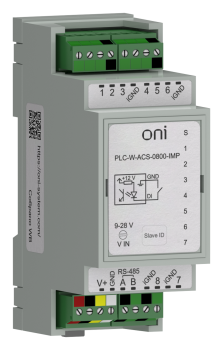 ПЛК W. Расширение входов/выходов по Modbus RTU 8 DI ONI