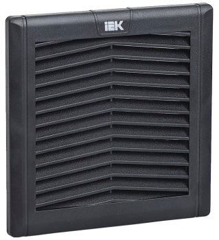 Фильтр с решеткой для вентилятора ВФИ 65-105м3/час черный IEK