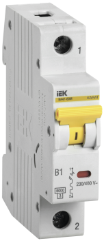 KARAT Автоматический выключатель ВА47-60M 1P B 1А 6кА IEK