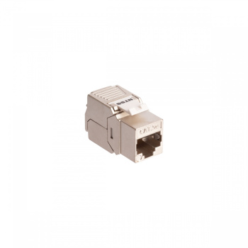 Розеточный модуль NTSS PREMIUM Keystone RJ45 FTP CAT5e 180 градусов безинструментальный белый ver2